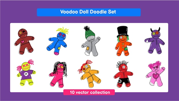 Voodoo-puppen-doodleset