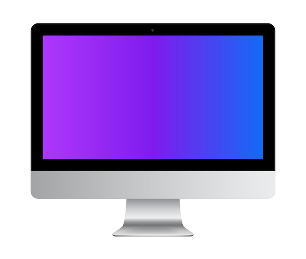 Vorderansicht des Monitors