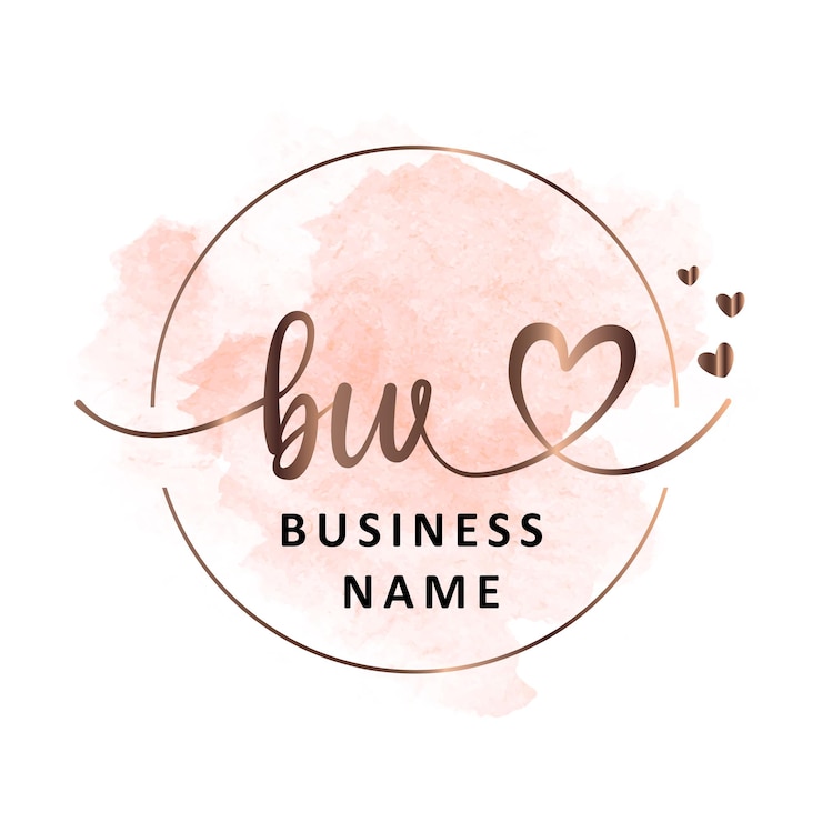 Vektor vorgefertigtes logo-design text-logo minimalistisches logo name logo unterschrift fotografie logo herz-logo