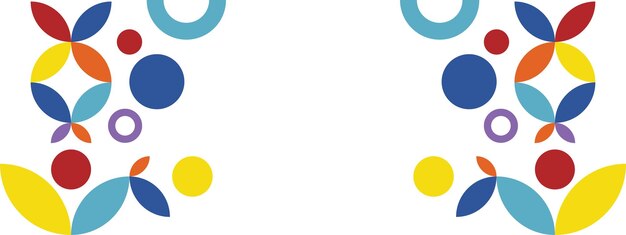 Vorlage der Landungsseite für Vektorgeometrische Elemente