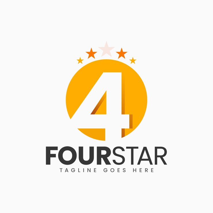 Vorlage für das 4-Sterne-Logo