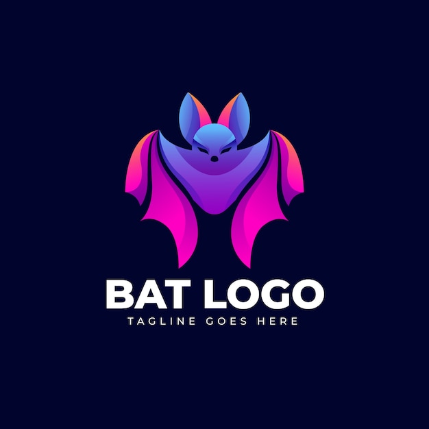 Vorlage für das Branding-Fledermaus-Logo