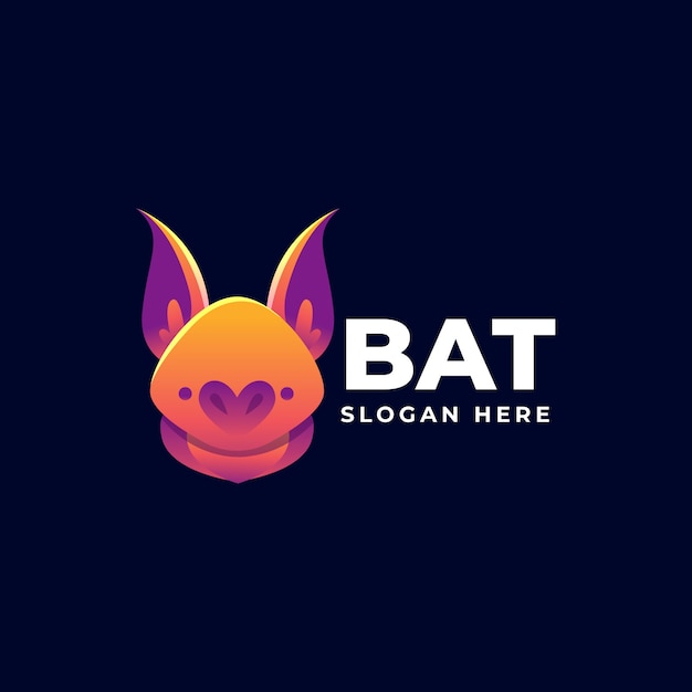 Vorlage für das Branding-Fledermaus-Logo
