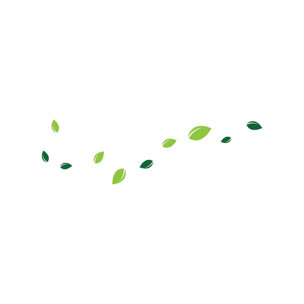 Vorlage für das Logo des Eco Tree Leaf