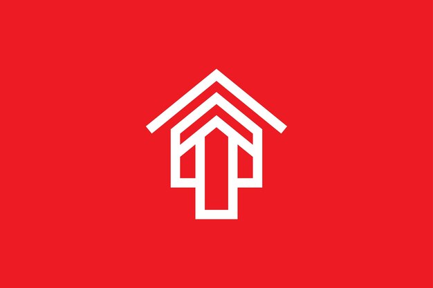 Vorlage für das logo-design von home elevate