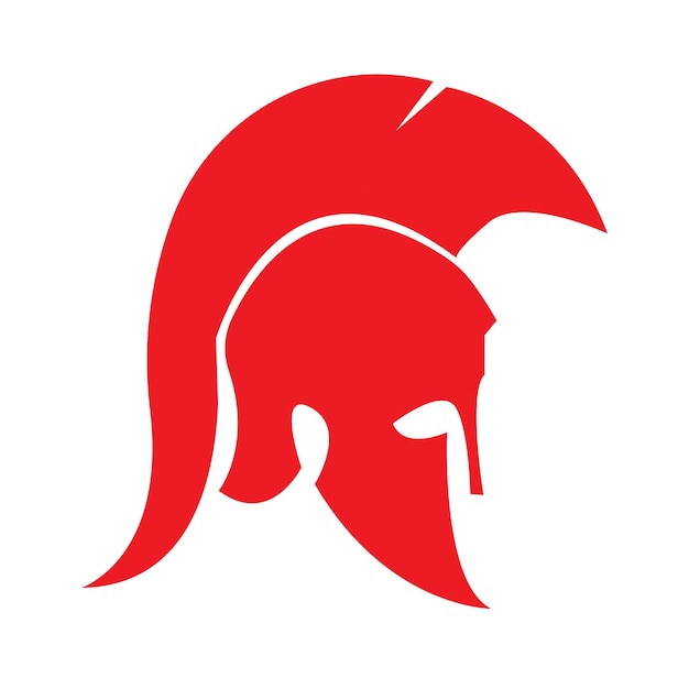 Vektor vorlage für das spartan-gladiator-logo