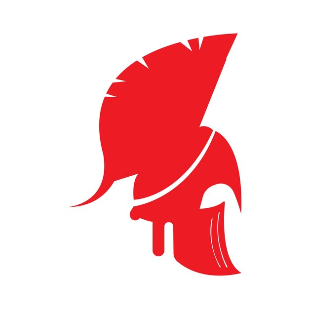Vektor vorlage für das spartan-gladiator-logo