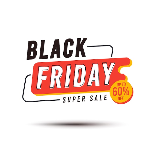 Vorlage für die Black Friday-Verkäufe in Geschäften