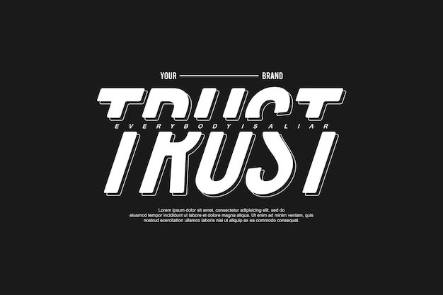 Vorlage für die Druckung von urbaner Streetwear-Mode