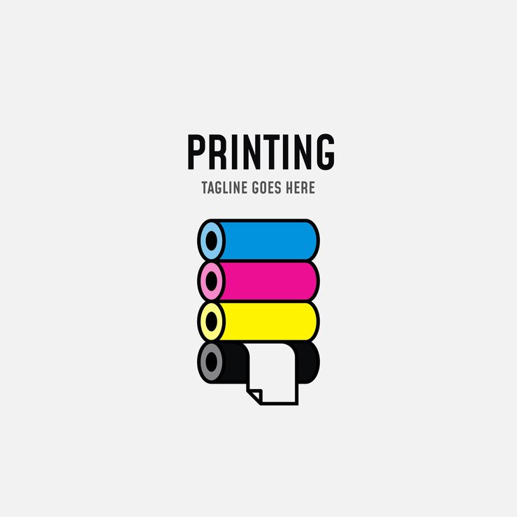 Vektor vorlage für die gestaltung von logos für den digitalen druck und den druck vektorillustration