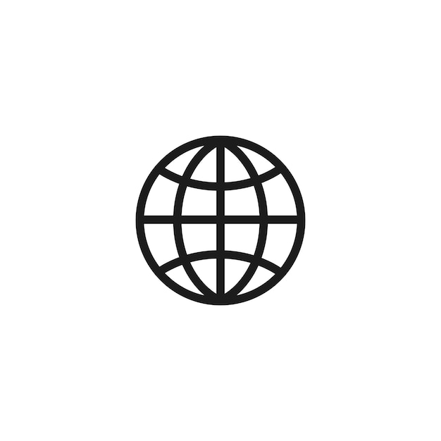 Vorlage für die Welt der Globusvektoren
