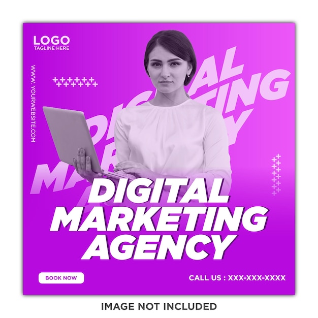 Vorlage für Digital Marketing-Agentur und Corporate Social Media-Posts