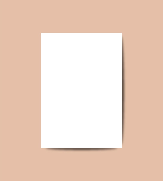 Vorlage für ein leeres A4-Papierblatt