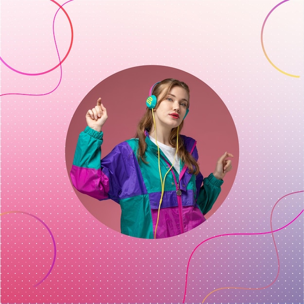 Vorlage für ein Profilbild von Tiktok