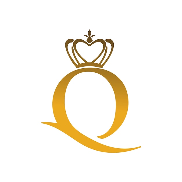 Vorlage für ein Vektorbild mit dem Buchstaben Q Logo oder Icon Design