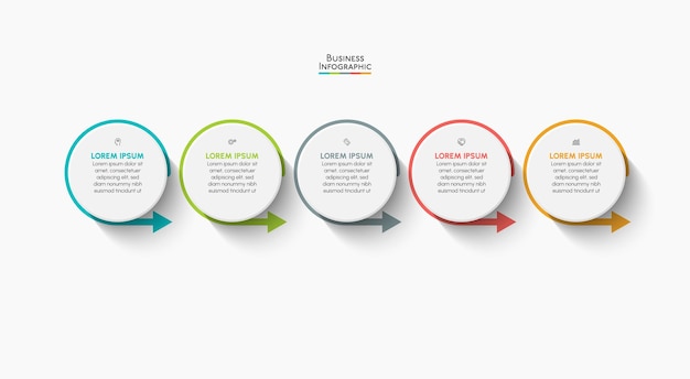 Vorlage für eine business-infographik