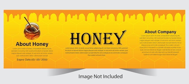 Vorlage für Honey Banner