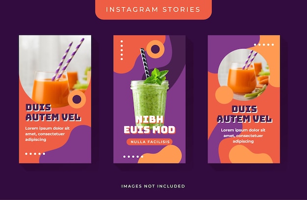 Vorlage für Instagram-Geschichten