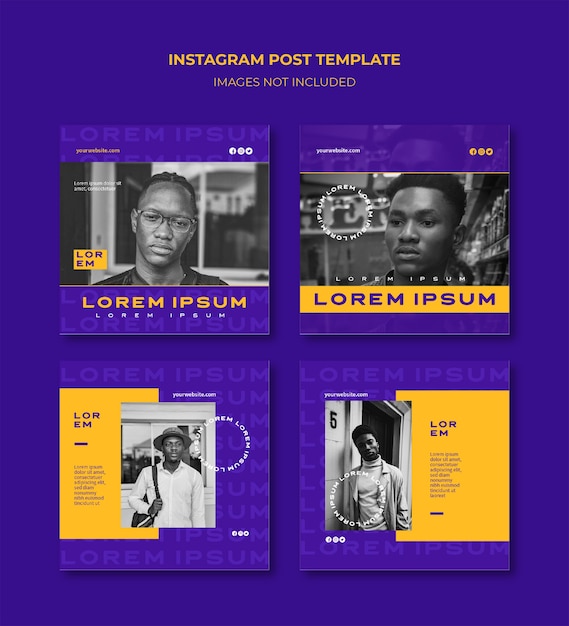 Vorlage für Instagram-Posts