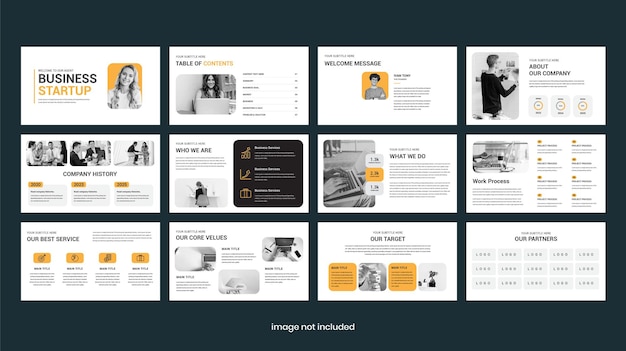 Vorlage für Powerpoint-Präsentationen für Unternehmen