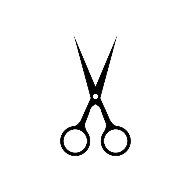 Vorlage für Scherenvektorsymbole