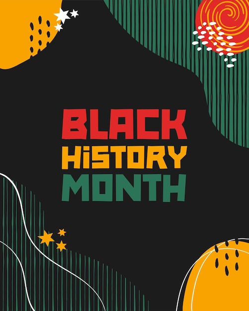 Vorlage für social-media-beiträge zum black history month