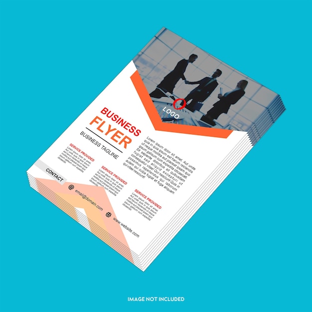 Vorlage für Unternehmensflyer