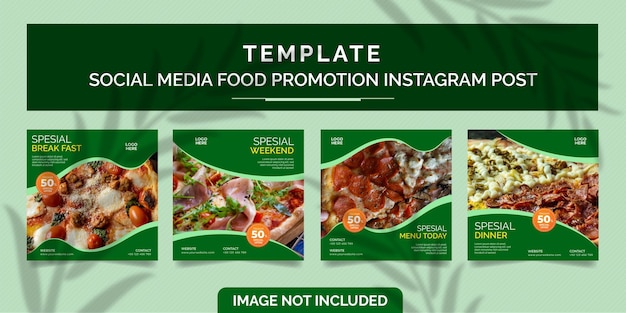 Vorlage Social Media Food Promotion - Instagram Post