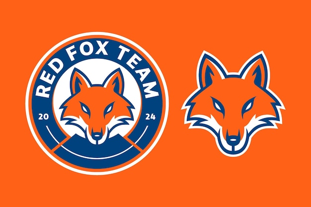 Vektor vorlage-vektor für das fox-logo