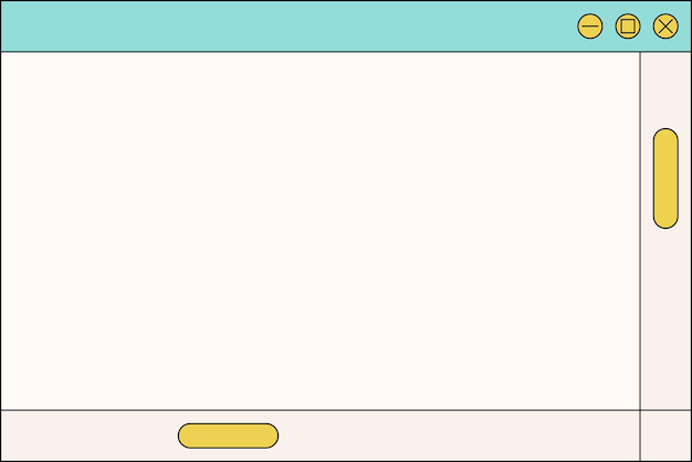 Vorlagen für Desktop-Browser und Dialogfenster Elemente der Benutzeroberfläche des Computers