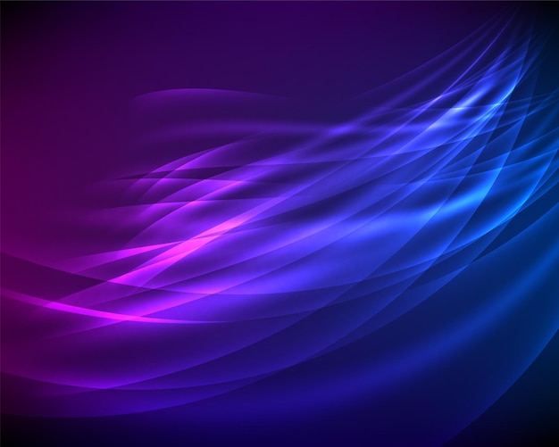 Vorlagen für Mehrzweck-Präsentationen Leicht bearbeitbares Vektor-EPS10-Layout Designbroschüre Werbung verschwommener Effekt auf lila blauem Hintergrund Event Party Flyer Visitenkarte Website-Element