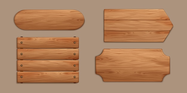 Vorlagen für Schilder aus Holz