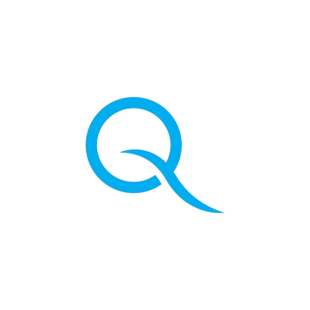 Vektor vorlagevektor für das logo mit dem buchstaben q