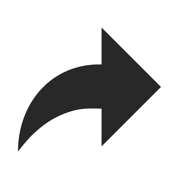 Vorwärts schieben Pfeil-Taste-Symbol Stock-Illustration