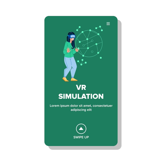 Vr-simulationsvektor