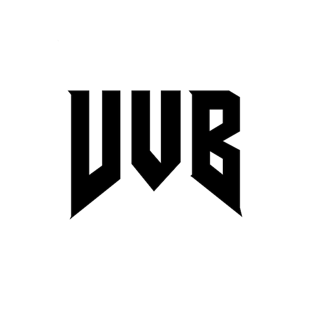 VVB-Letter-Logo-Design für Technologieunternehmen VVB Logo-Design schwarz-weiße Farbkombination VVB logo VVB Vektor VVB Design VVB Icon VVB Alphabet VVB Typografie Logo-Designed