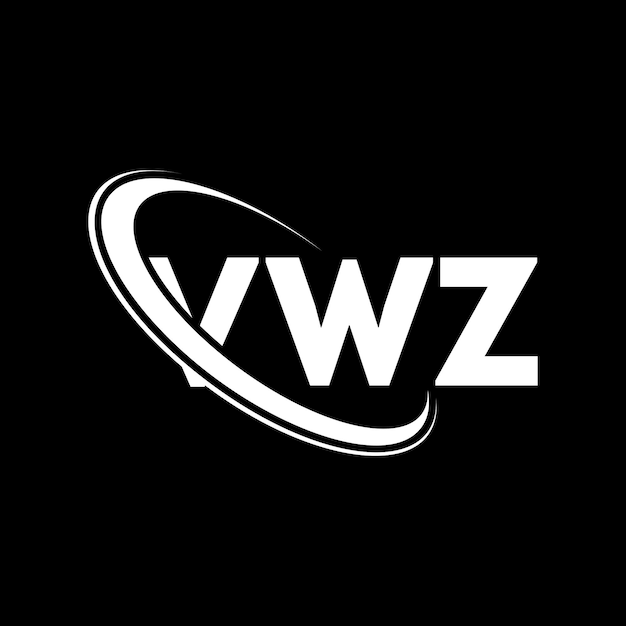 Vektor vwz logo vwz buchstabe vwz buchstaben logo design initialen vwz logo mit kreis und großbuchstaben monogramm logo vwz typographie für technologie-geschäft und immobilien-marke