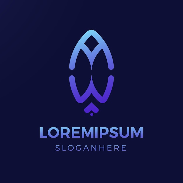 W a logo aw letter art Kreative a- und w-Buchstaben-Logo-Design-Vektorvorlage