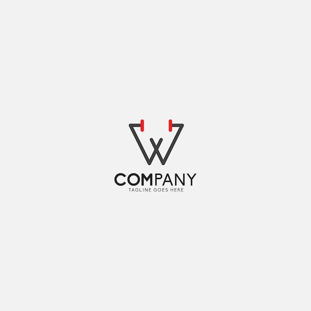 W-Buchstaben-Logo-Design