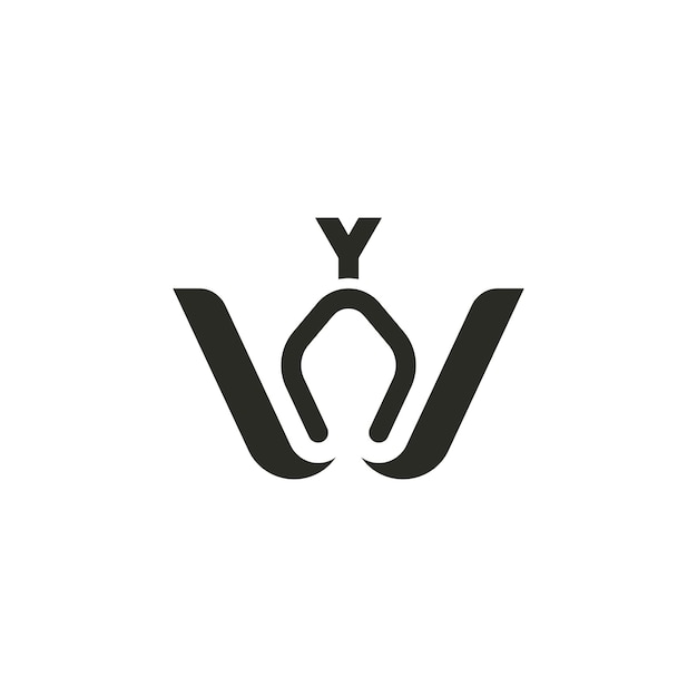 Vektor w-schlangenlogo w-initiallogo mit schlangenkopf im modernen und minimalistischen stil