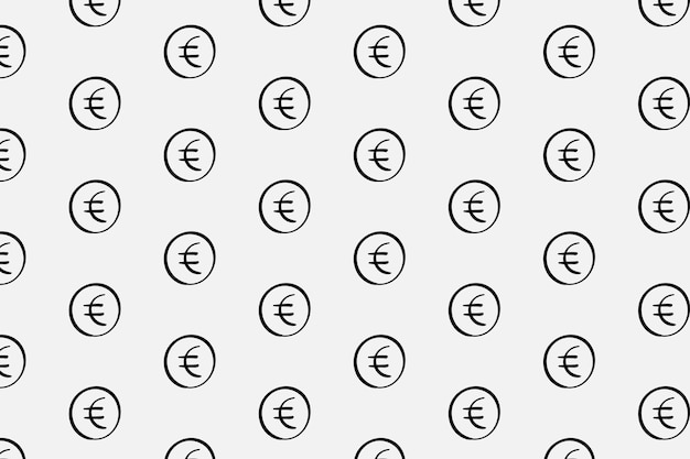 Währung, symbol, muster, mit, symbol, logo