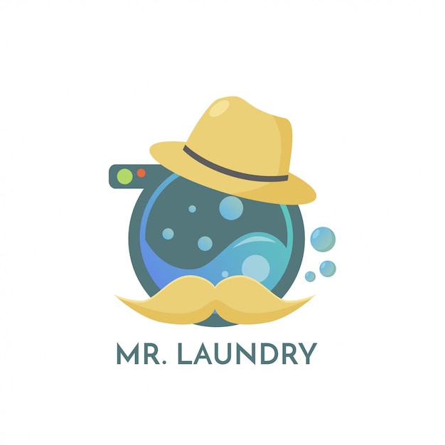 Wäscherei-logo