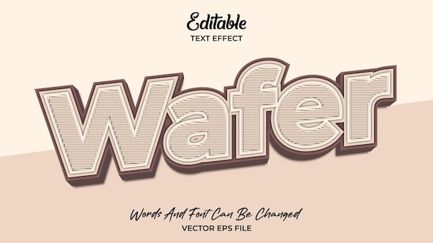 Wafer-text-effekt