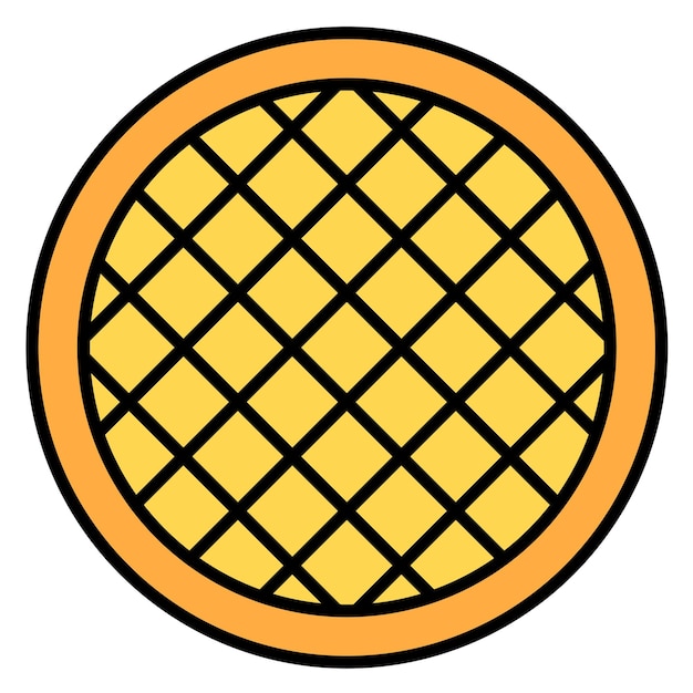Wafer-Vektor-Illustrationsstil