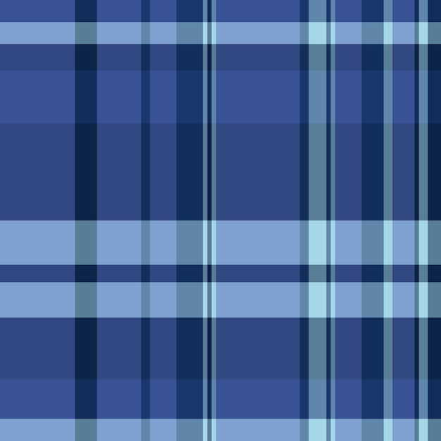 Wahltextil-Hintergrund nahtloses alltägliches Plaid-Muster Tartan Antique-Check-Tachen-Texturvektor in blauen und cyanfarbenen Farben