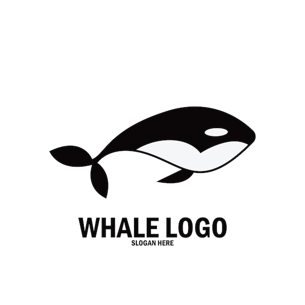 Wal einfaches logo symbol vektor illustration template design