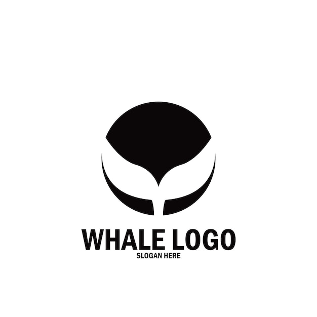 Wal einfaches logo symbol vektor illustration template design