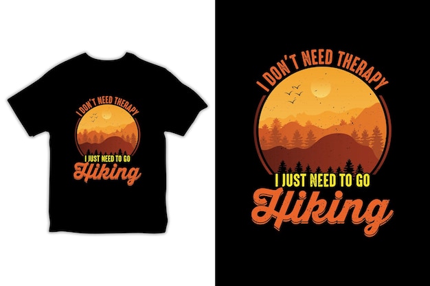 Wandern ich liebe wander-t-shirt-design