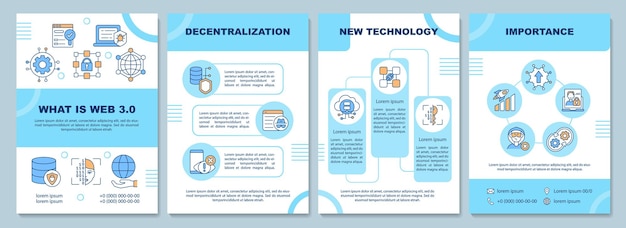 Was ist web 3 0 broschürenvorlage