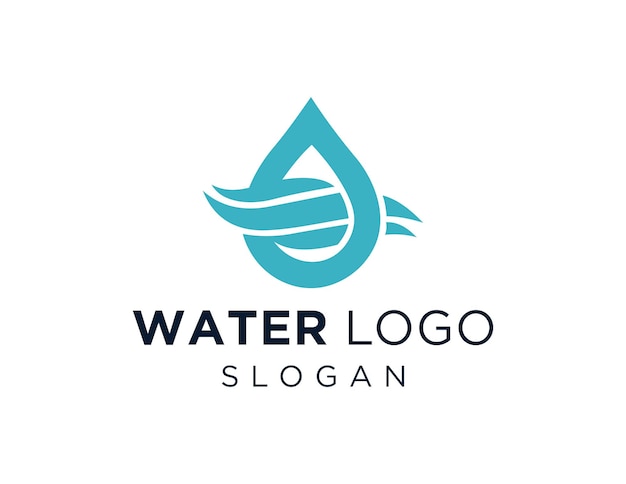 Vektor wasser-logo-design